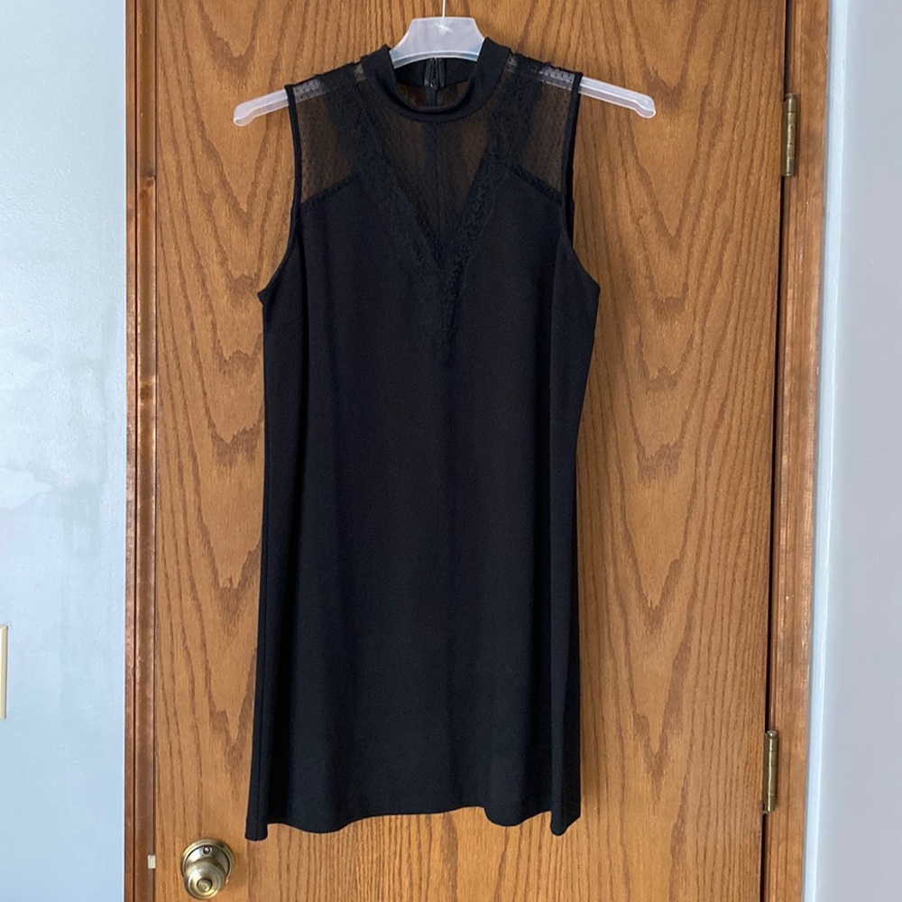 Black Lace Express Sheath dress, Size Large. Worn once